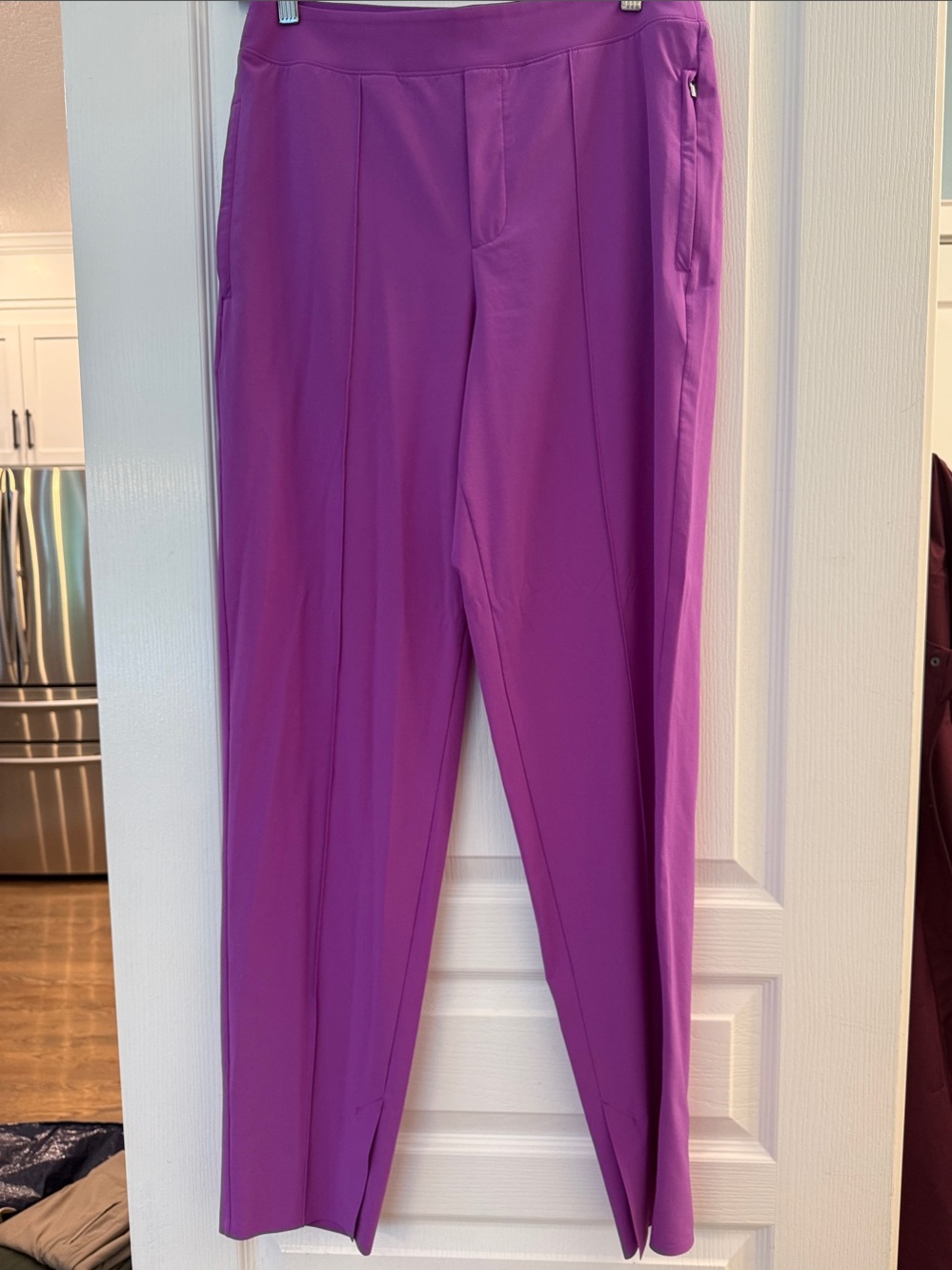 Athleta Vienna SlimPerformance Pants in Purple, Size 8T